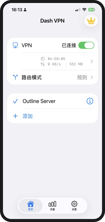 Dash VPN iOS